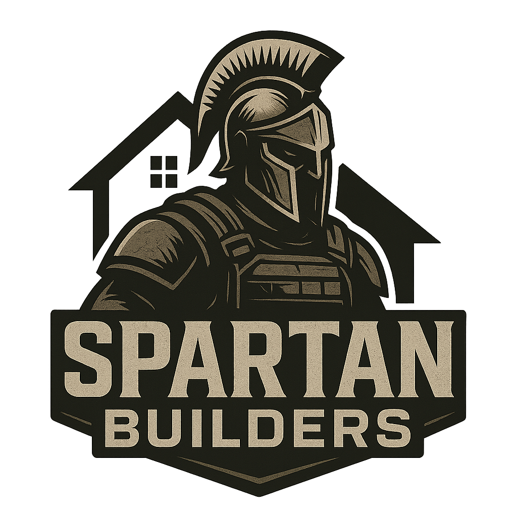 Large Dark Spartan Builders LLC Company Logo