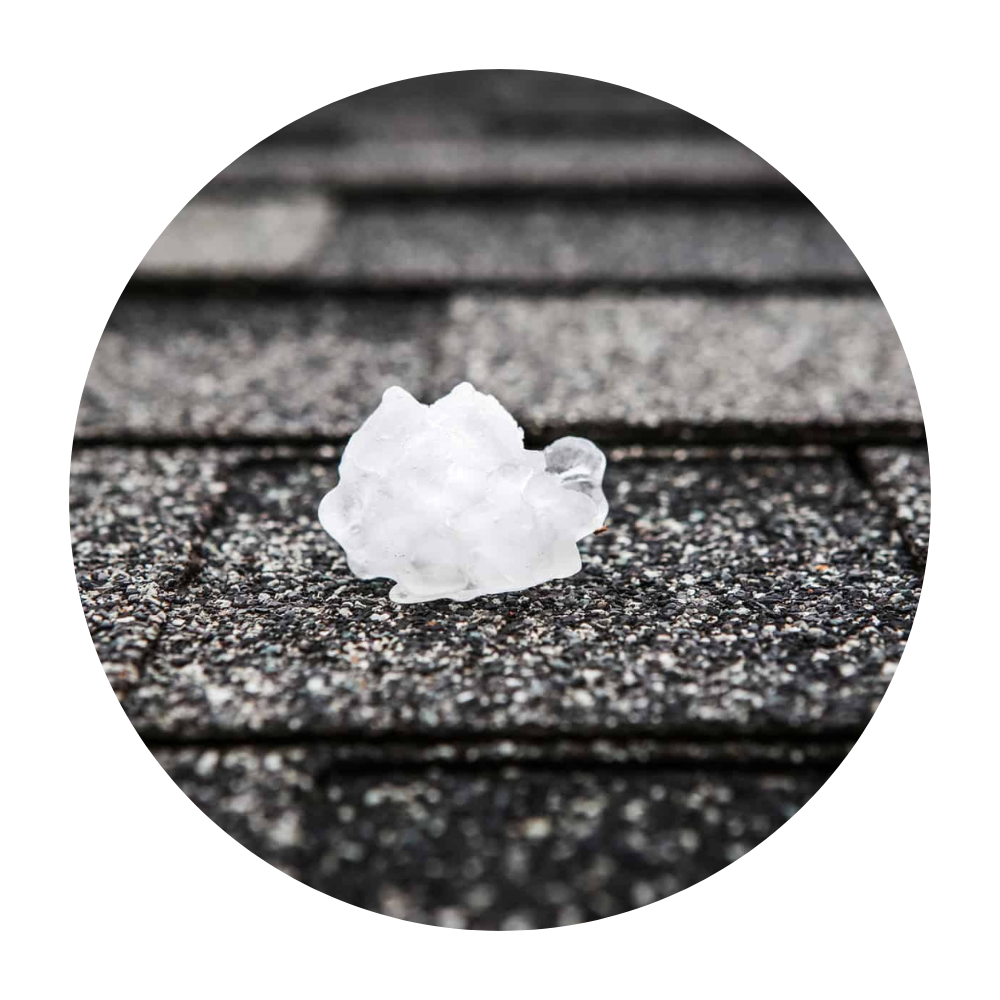 a white object on a roof